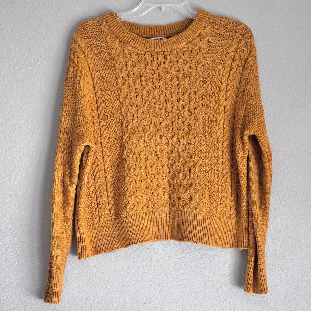 Cabincore normcore Mossimo Supply Co. Mustard Women’s Knit Sweater M